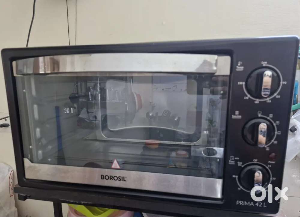 Borosil Prima 42 L Oven Toaster & Grill, Motorised Rotisserie