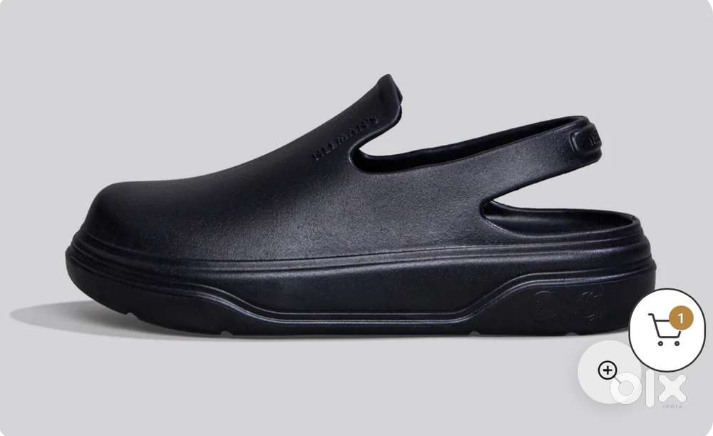 Cushers Clogs For Men : Black Size Uk 8