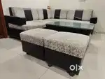 Sofa set with table