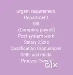 Hiring in Backend,DEO,MTS,Supervisor,Housekeeping,Faculty,Driver,Helpe