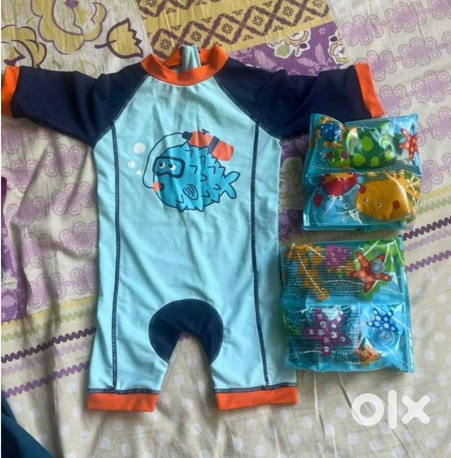New Swimming costume for 12months to 24 months  + Arm floater for 299