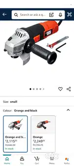 Black and Decker Angle grinder 4
