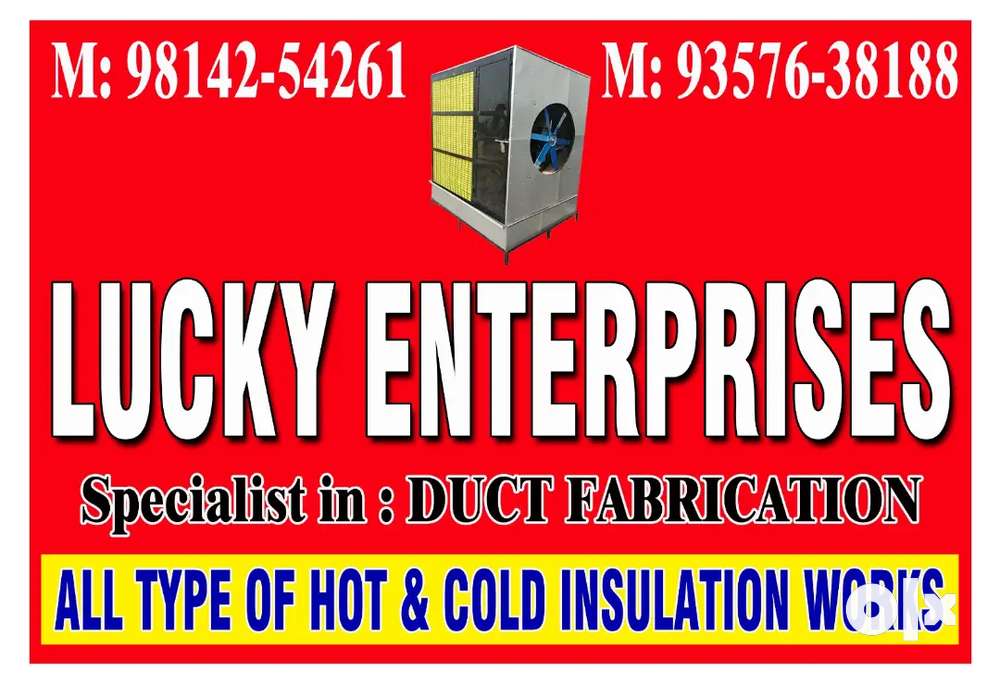 Insulation and ducting work k liye helper chahiye