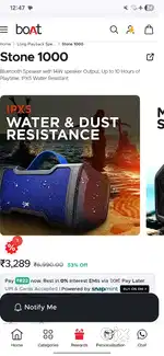 Boat stone 1000 new speaker
