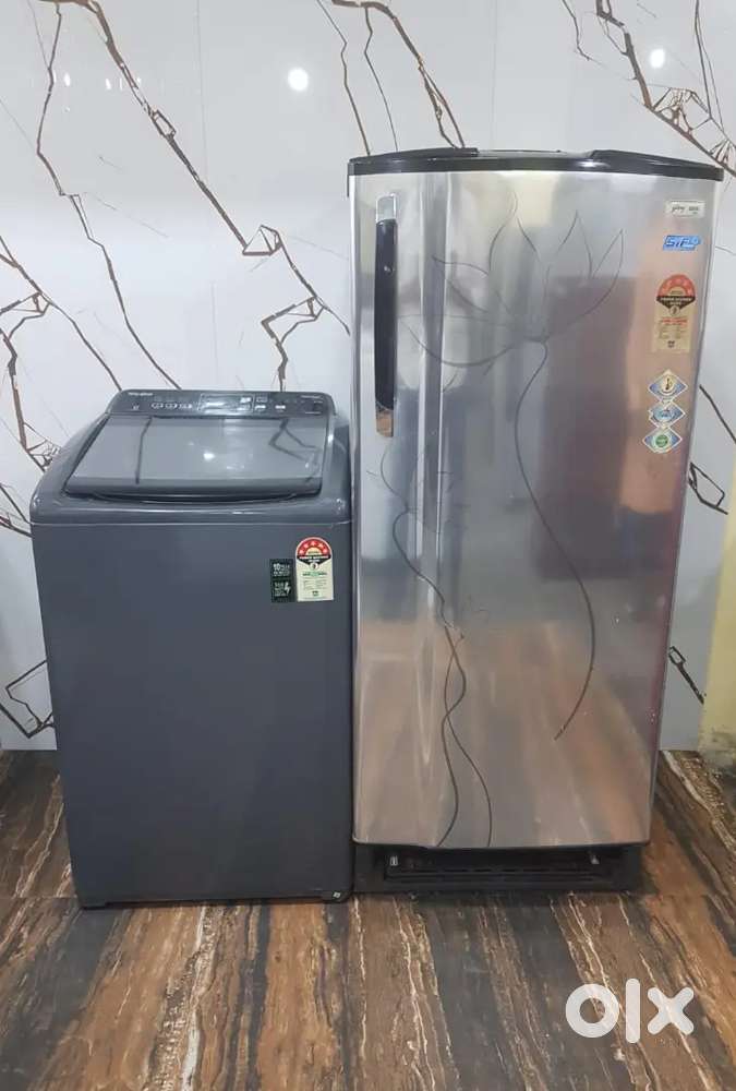 Best combo offer available refrigerator nd washing Machine!