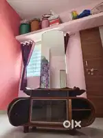 Dressing table with mirror