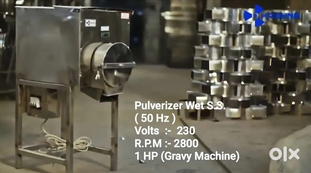 Industrial machinery (Pulverizer & Automatic Bottle Sealing Machine)