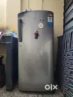 Fridge, automatic washing machine, chair