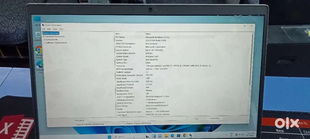 Dell Precision 3561 15.6inch mobile workstation Intel core i7-11th Gen