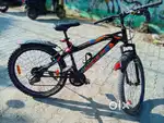 New Condition cycle double disk brake tubeless tires urgent sell