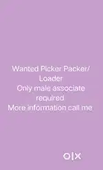 Wanted Picker/ Loader -  Maliwada ( AHN)