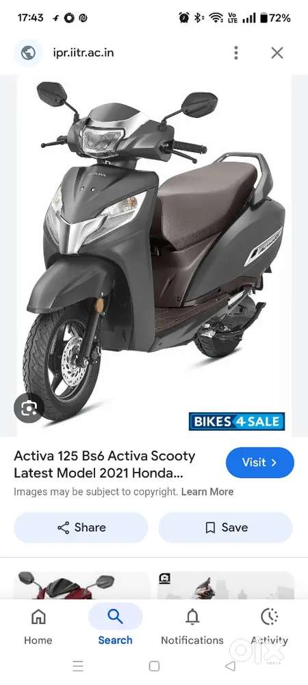 Activa Gray Color