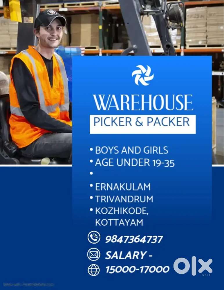 Warehouse picker and packer