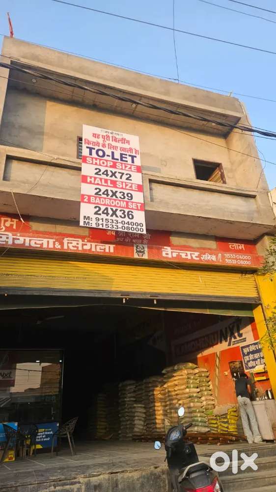 24*72 Shop for rent near Sabji Mandi Rania