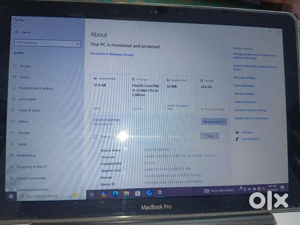 MacBook pro 2011 speakr service need