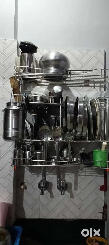 Steel kitchen rack