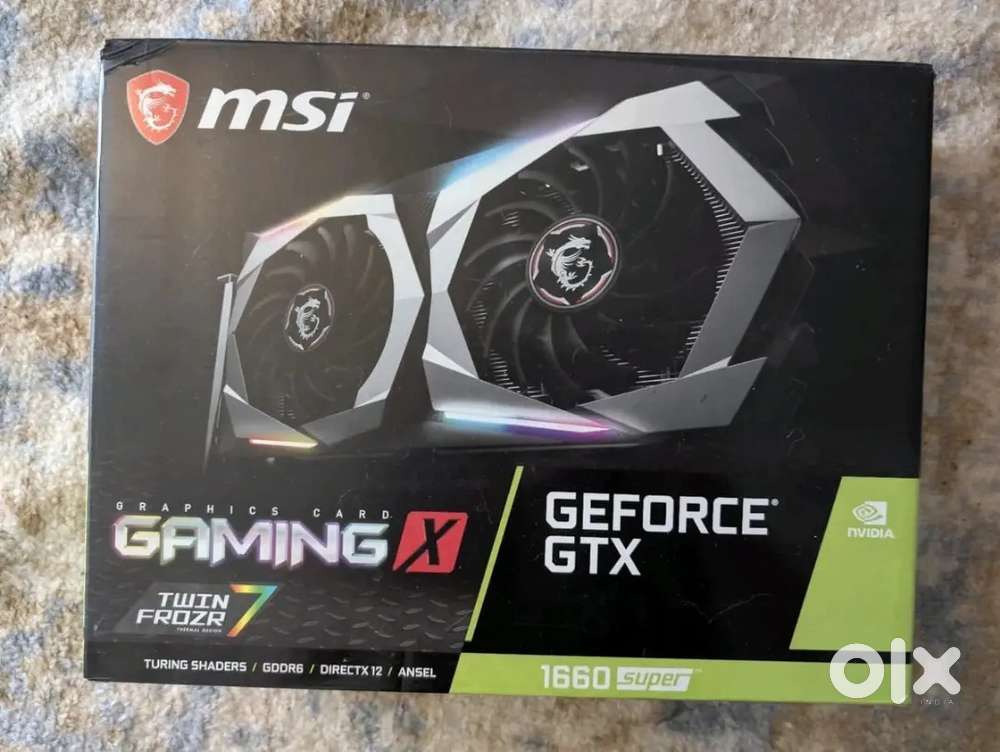 Used MSI GeForce GTX 1660 Super 6GB GDDR6 Gaming X GPU Twin Frozr 7.