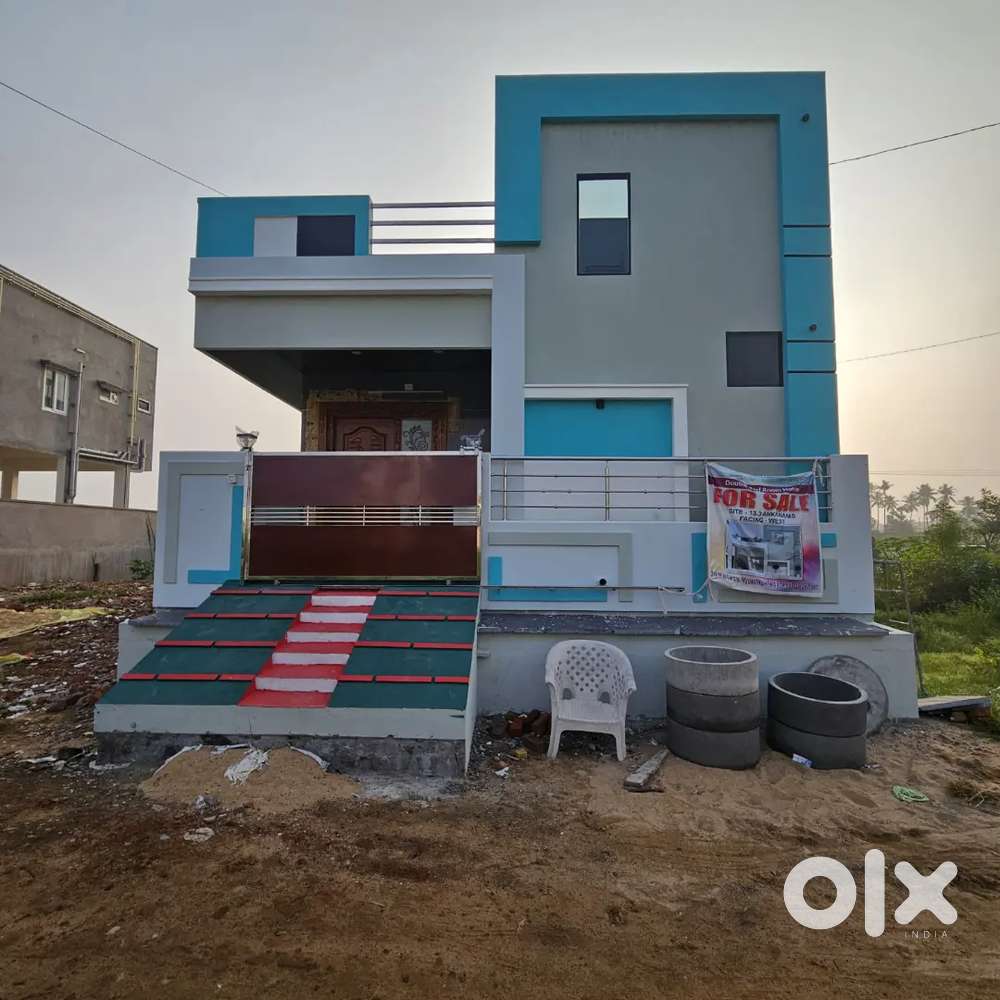 Newly built 2bhk individual house west facing 13.33 ankanams