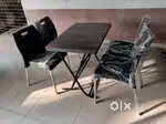 Brand new folding dining table and chairs at best price