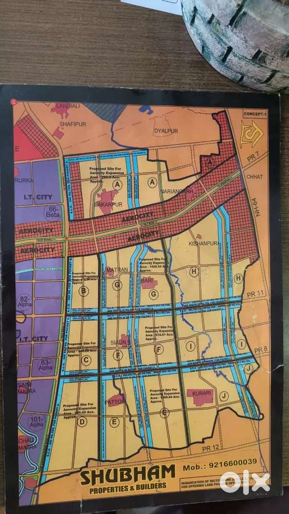 1,2,4,8 KANAL LAND FOR SALE AIRPORT ROAD MOHALI (AEROTROPOLIS GAMADA)