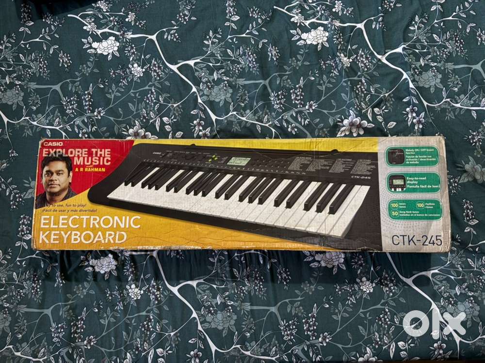 Casio CTK-245 Electronic Keyboard - Perfect for Beginners (49 Keys)