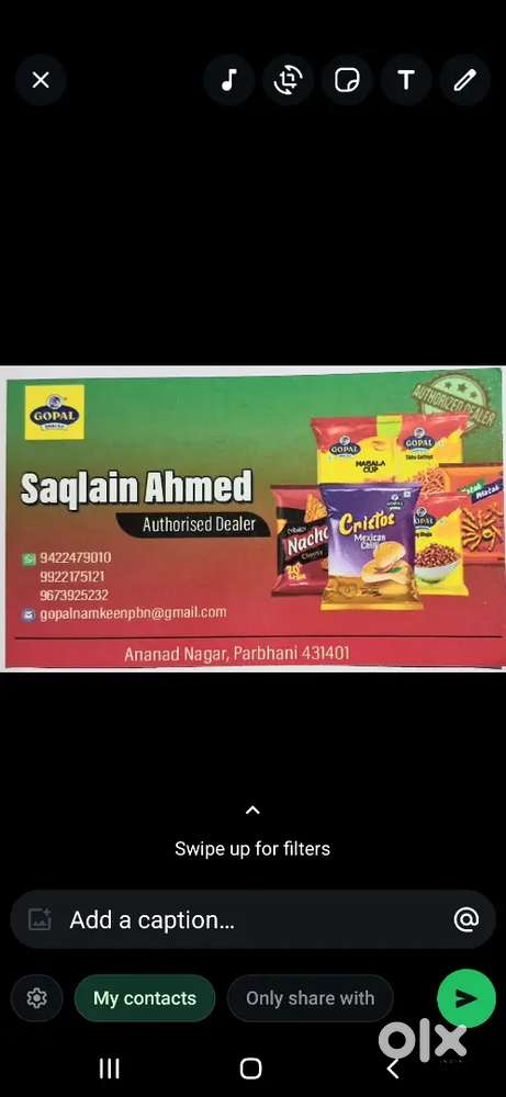 Salesman for collect orders
