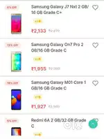 All types mobile phones & laptops