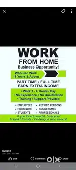 Work from home oportunity