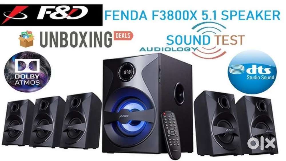 F&D F3800X 5.1 music system. With all latest features only for Rs 3500