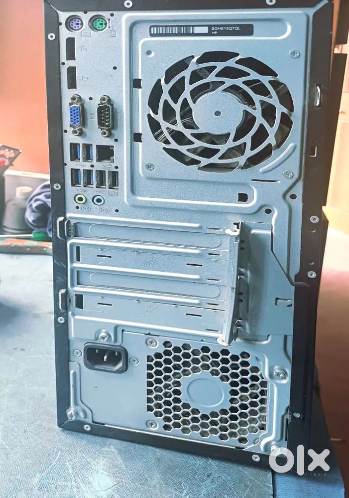 Branded and asssmble desktop cpu, keyboard, mouse