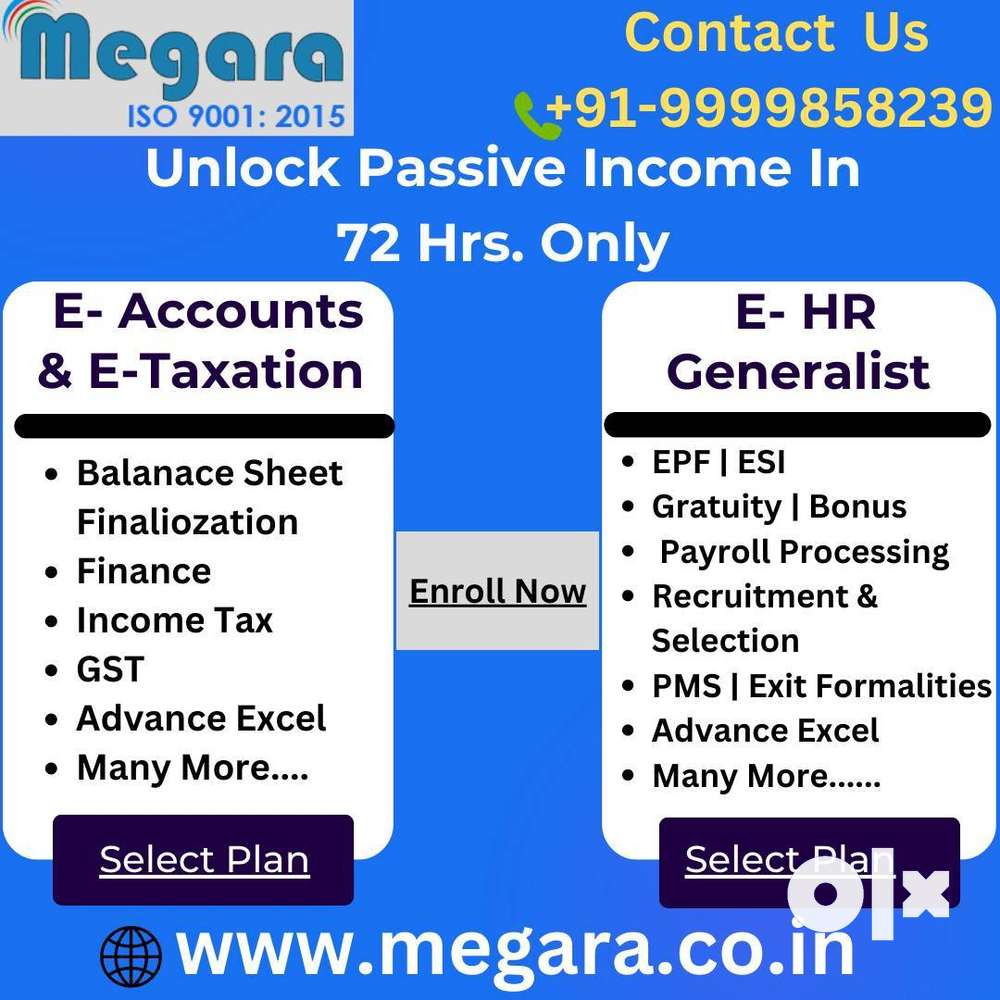 E- Accounts & E- Taxation Practical Training