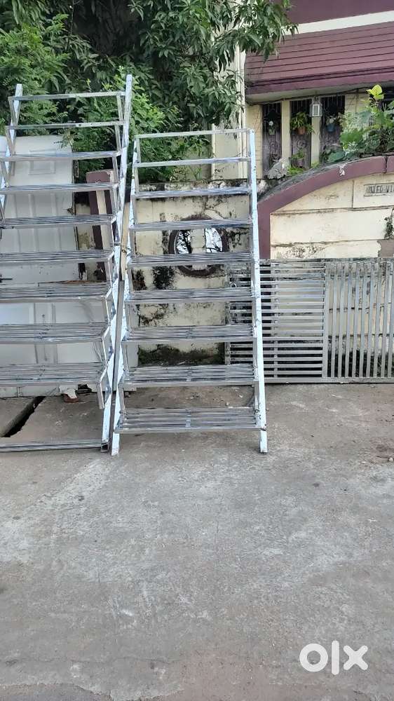 Steel stairs