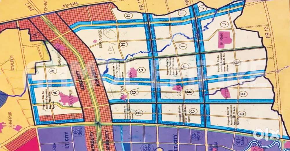 1/2/3 KANAL LAND  AEROTROPOLIS BLOCK AIRPORT ROAD MOHALI