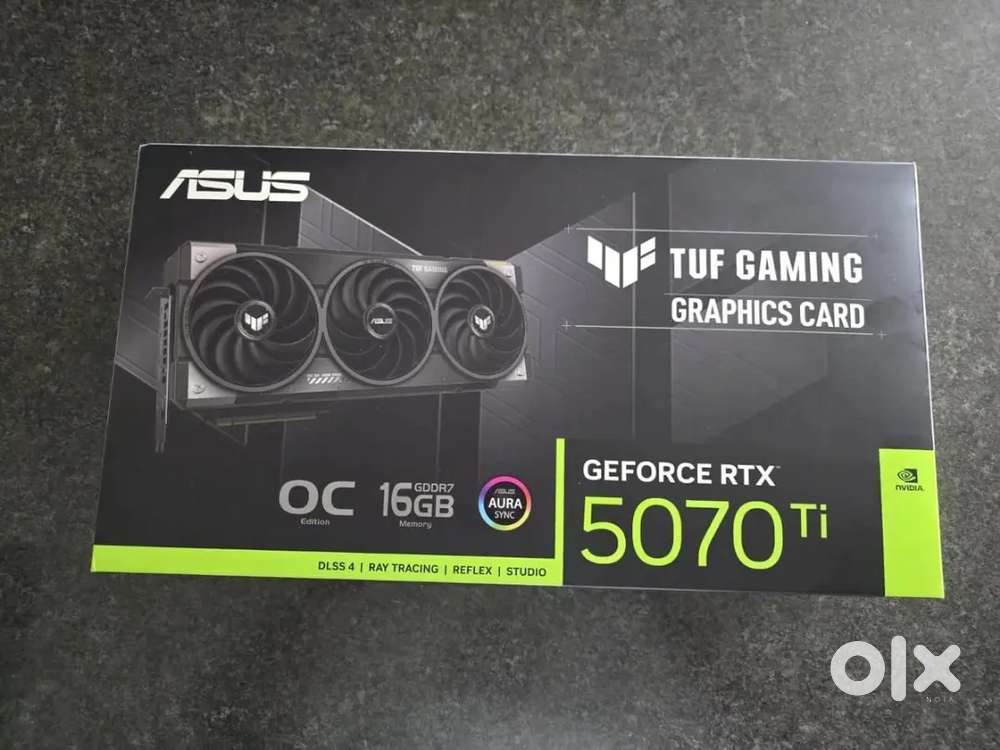 Used ASUS TUF Gaming GeForce RTX 5070 Ti 16GB OC Edition.