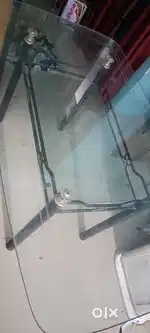 Glass Dining table and chair
