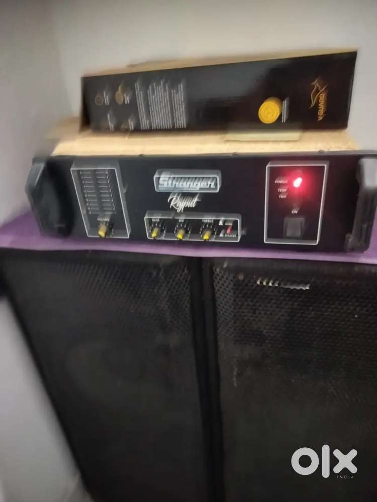 Stranger amplifier and speeker 1200 watt