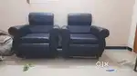 Pure leather sofa for sale 1+1