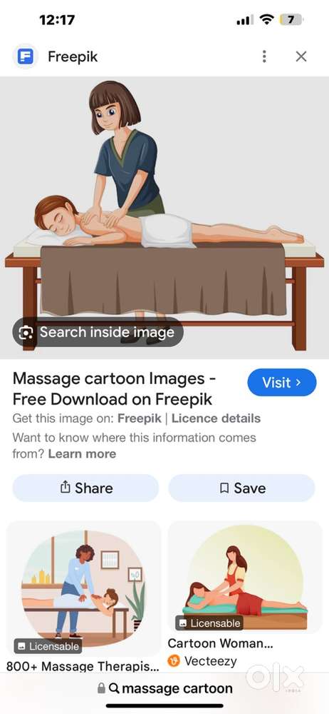 Physiotherapy and foot massage