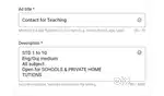 Contact for Teaching