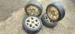 Alloy with tyre