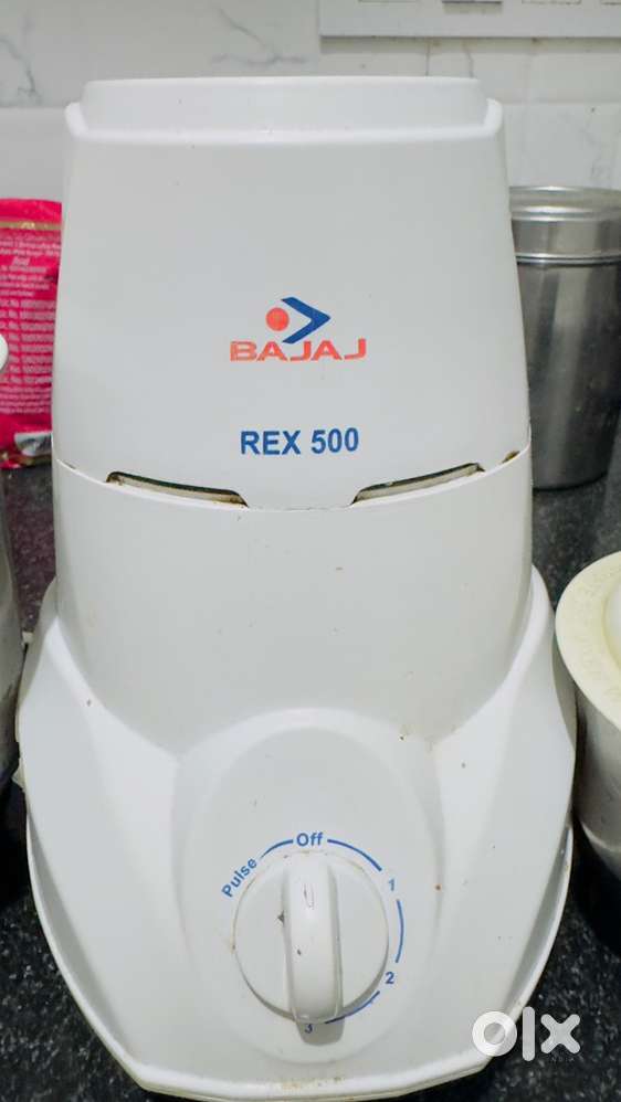 Bajaj Rex 500 mixer + Pigeon gas stove with cylinder
