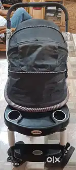 Luvlap black branded  baby stroller