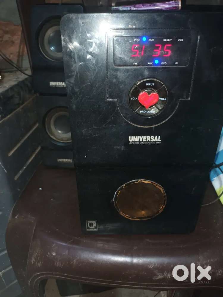 UNIVERSAL 5PIN HOME THEATRE WITH BLUETOOTH