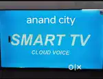 43 inch smart android frameless led tv with 600 free channel