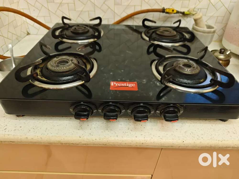 Prestige 4 burner glass top stove for sale