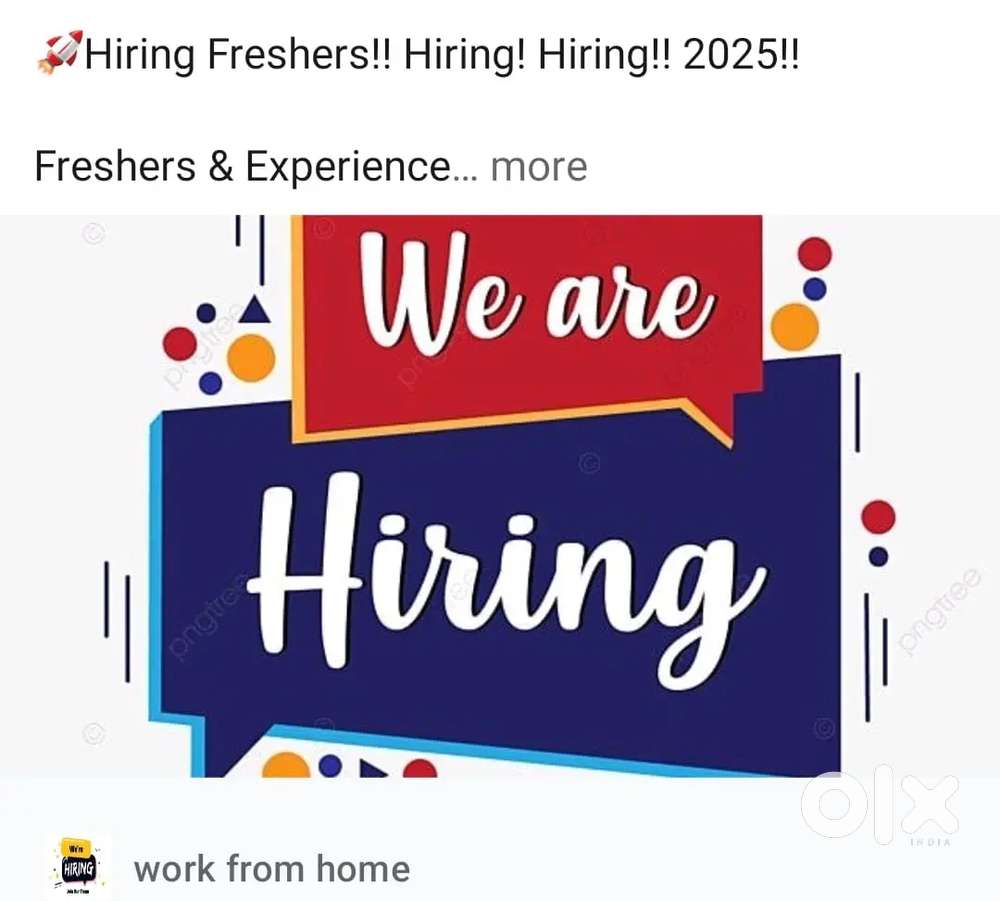 Work from home opportunity