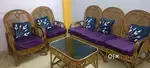 05 seater sofa set with table and cushion