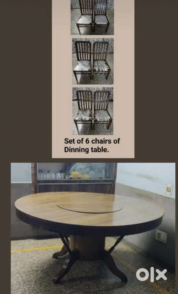 Round dining table