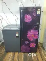 Whirlpool double door refrigerator and whirlpool top load washing mach