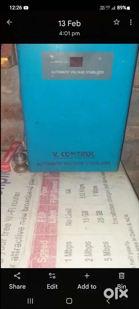 Voltage stabilizer 4kva automatic